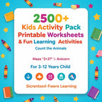 Kids Activity Worksheet – Fun Coloring Bundle